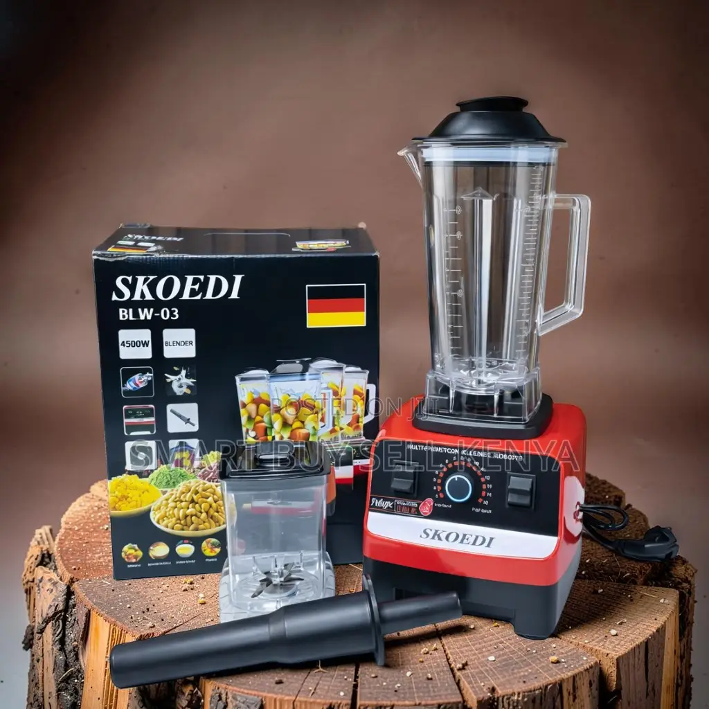 Skoedi Blender Large Capacity Jar, Easy to Use and Clean Design