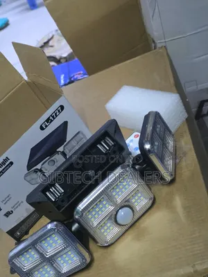 3 Head Solar Street Light With Motion Sensor
