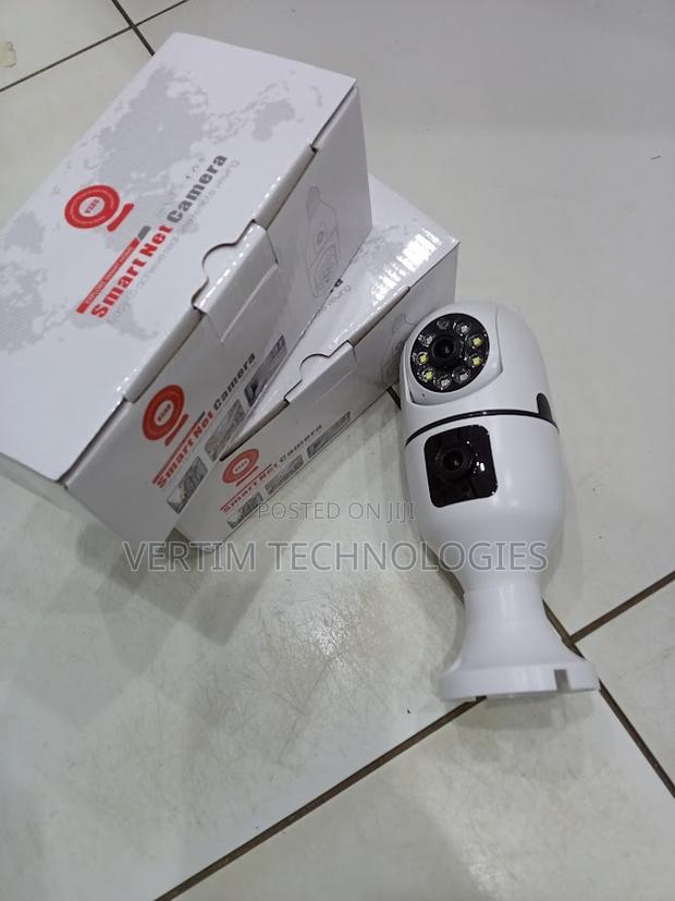 Dual Lens 1080p Hd Smart Wifi Bulb Camera With Infrared Night Vision - main view