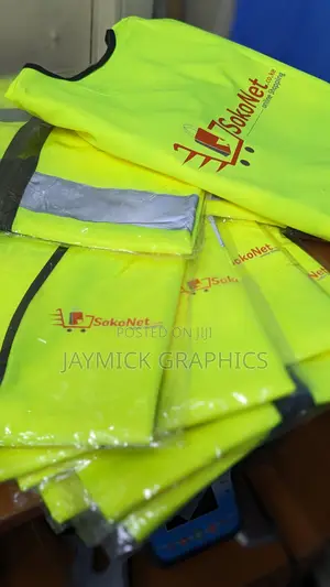 Reflector Jackets (Branded Velcro With Black Lining)