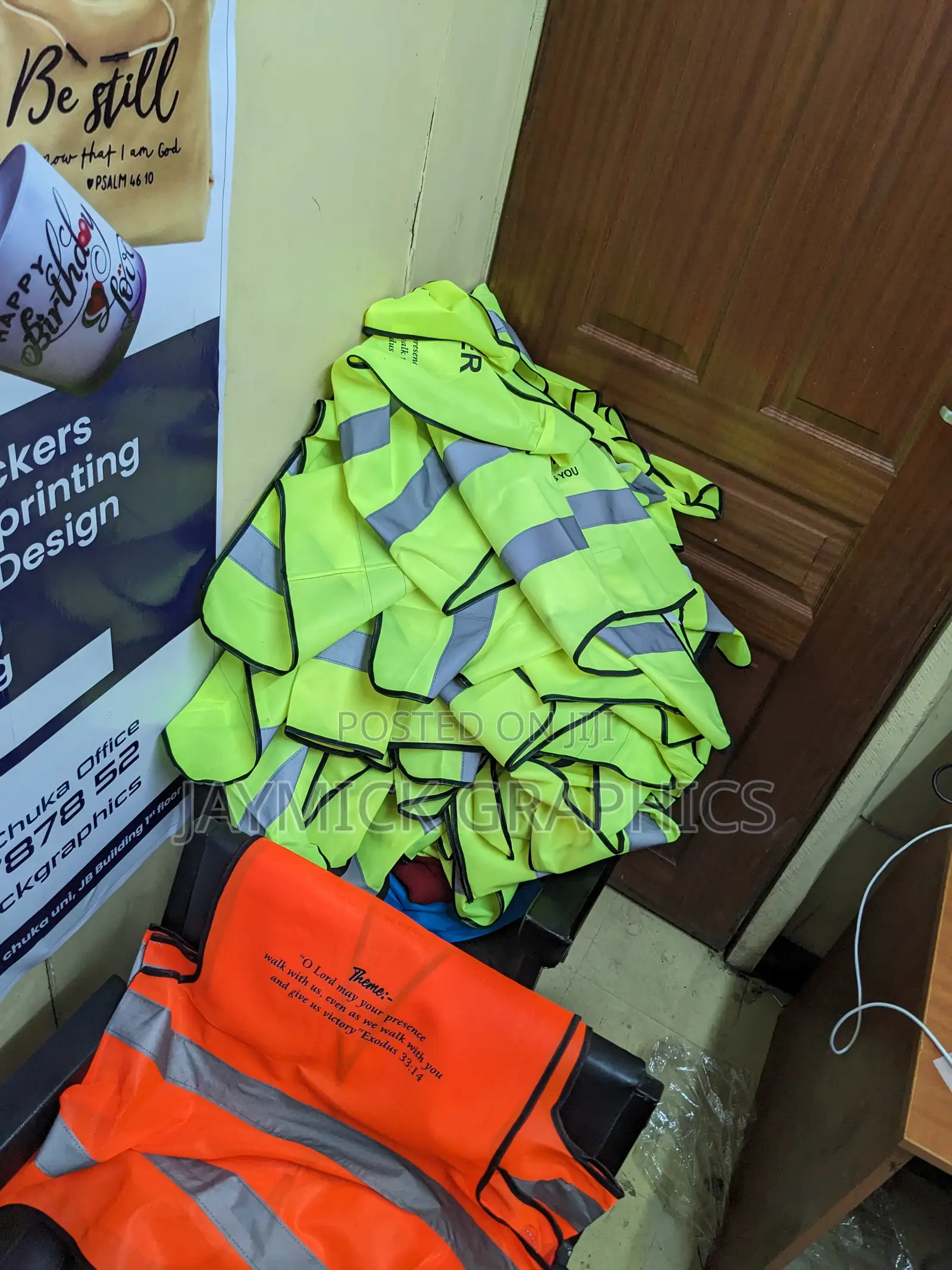 Reflector Jackets (Branded Velcro With Black Lining)