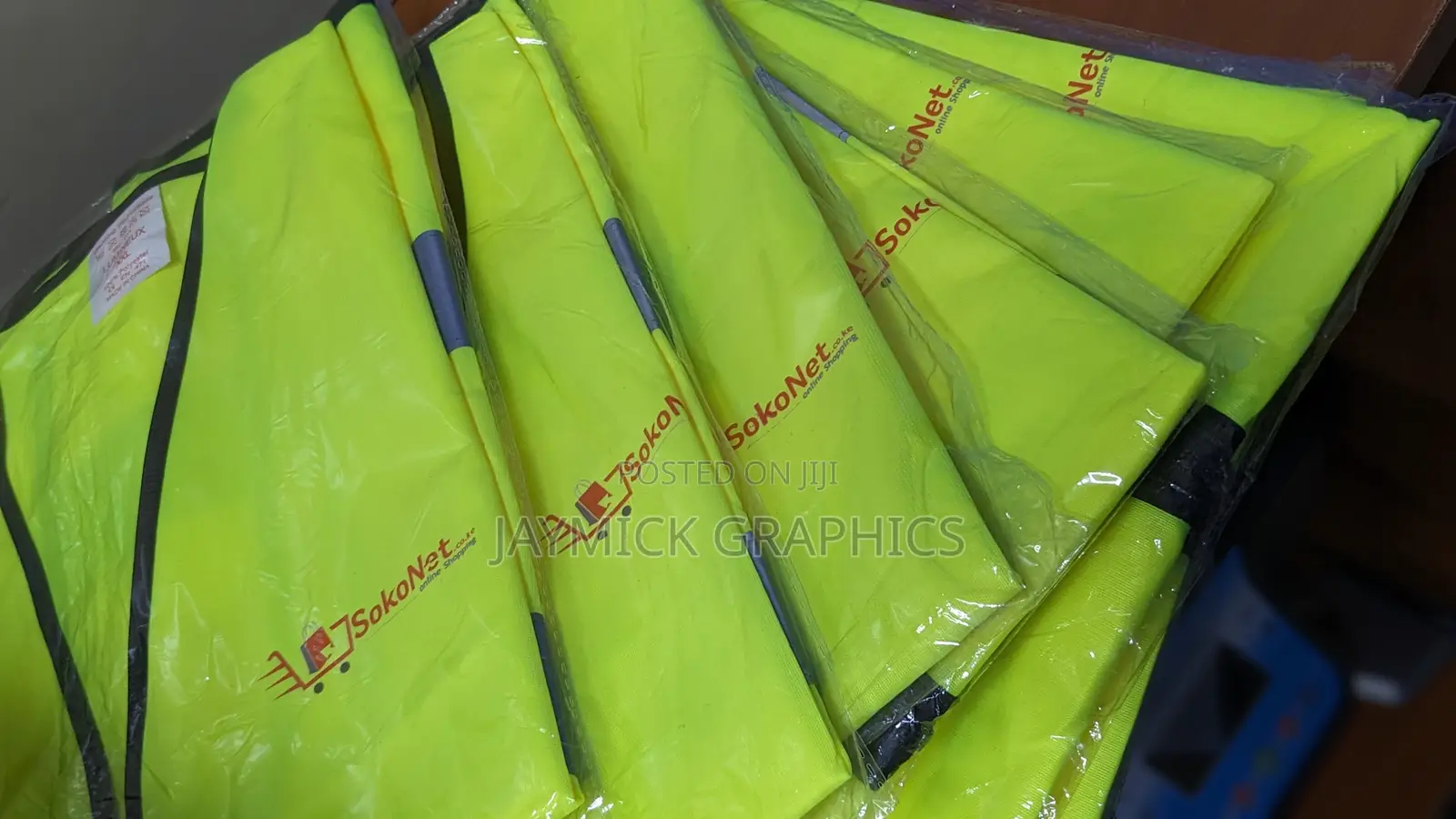 Reflector Jackets (Branded Velcro With Black Lining)