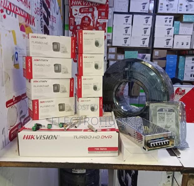 8-channel Hikvision Dvr 8 Cctv Cameras Kits - main view