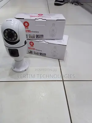 Indoor Security Smart Dual Lens PTZ Panoramic 1080p Wifi Bulb Camera