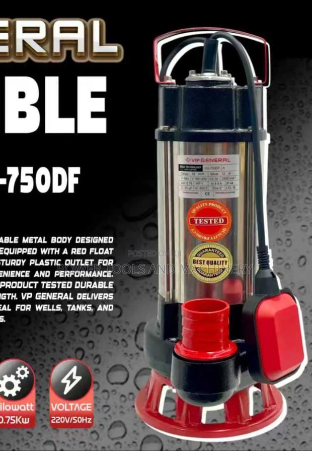 High Quality Sewage Pump 1hp ,2",12m Waste Pump - thumbnail 2