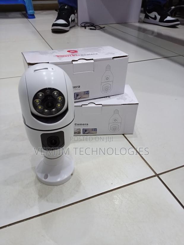 Cloud Storage Backup Support Dual Lens PTZ Rotating Wifi Bulb Camera - main view