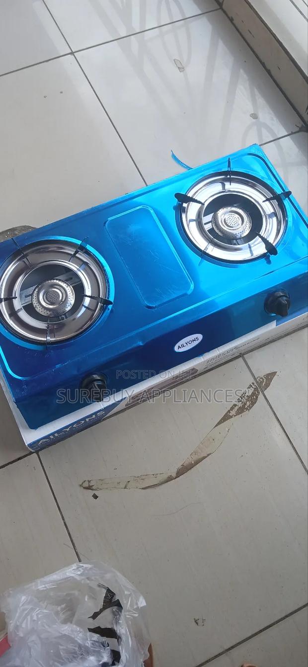 Ailyons Double Burner Stainless Table Top Gas Cooker