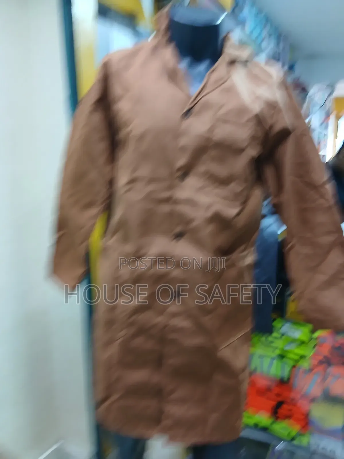 Pen Division Pockets Dust Coats Kikuyu Brown