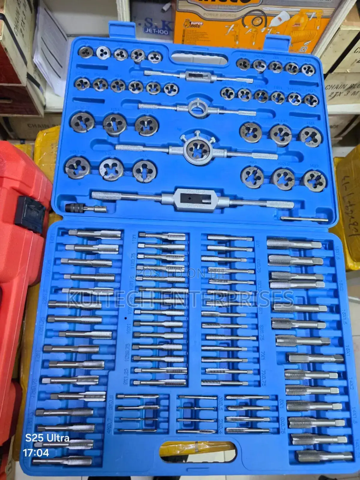 Tap and Die Set/ 110pcs Taps and Die
