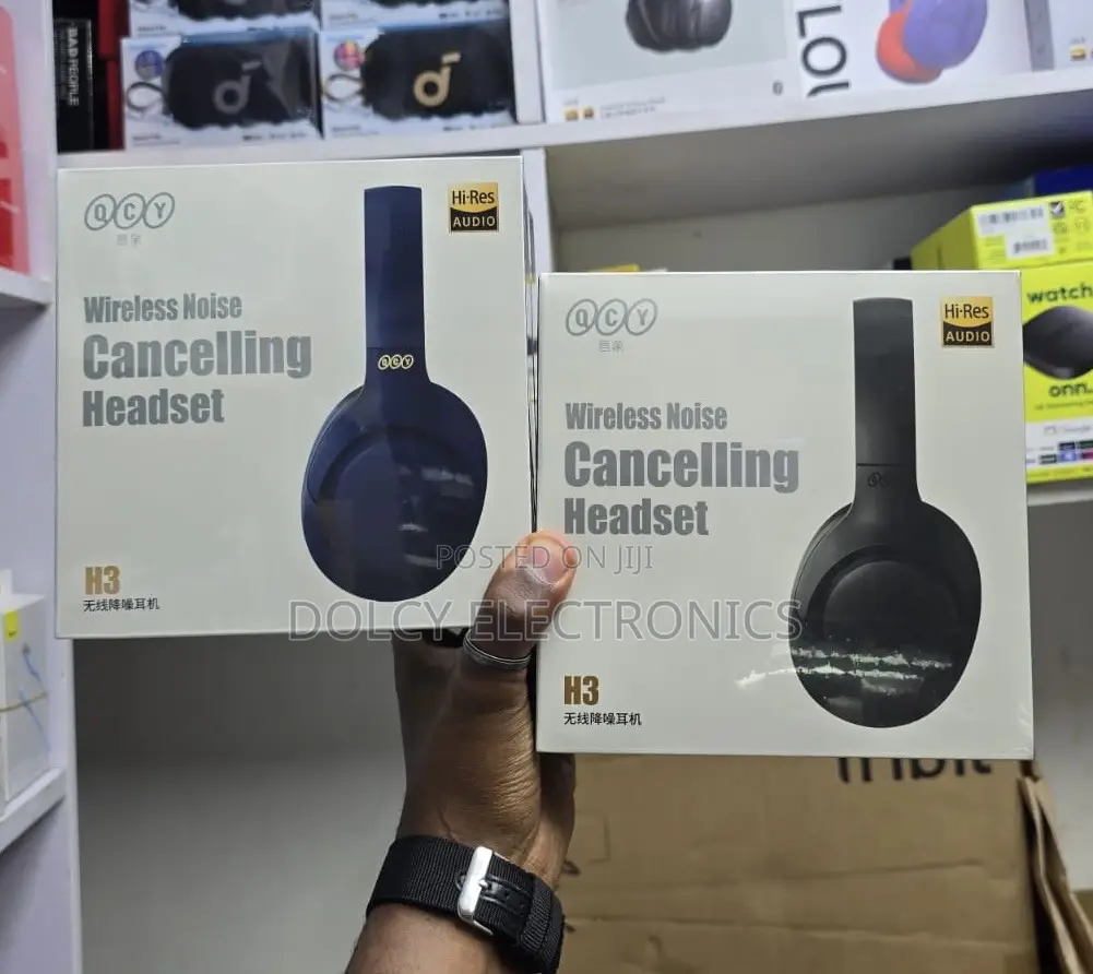 Qcy H3 Wireless Headphones, 43db Hybrid Anc, 60h Playtime