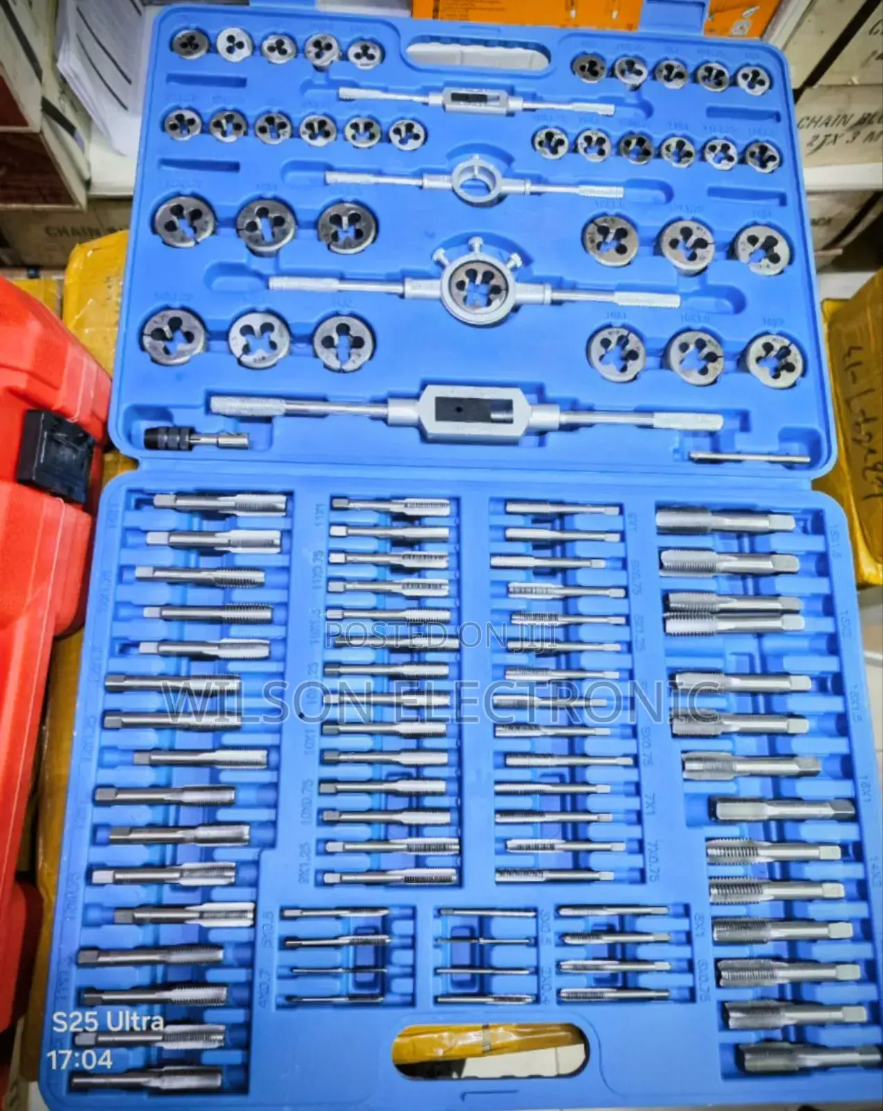 Tap and Die 110pc. M1-M18 Round Tap Set