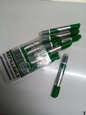 Green Whiteboard Markers – Refillable Erasable - main view