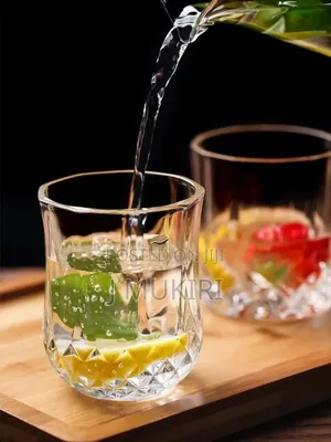 Short Diamond Glass Set of 6 Pcs.320ml.
