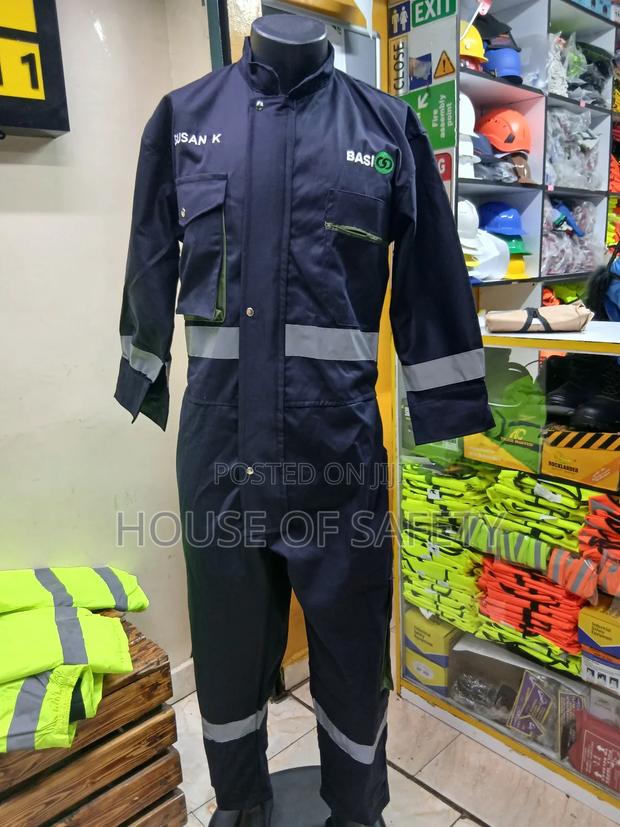 Snap Stud Cargo Pocket Overall - main view