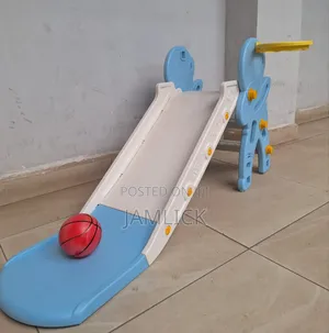 Toddler Slide Indoor for Kids 1.5–3 Years – Blue
 - G