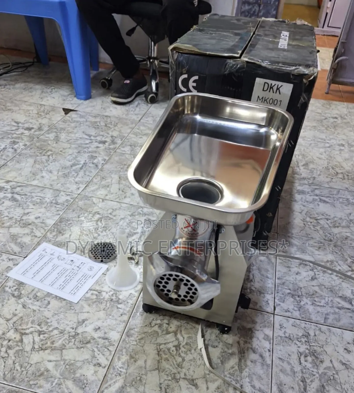 Commercial-Grade Electric Meat Mincer
