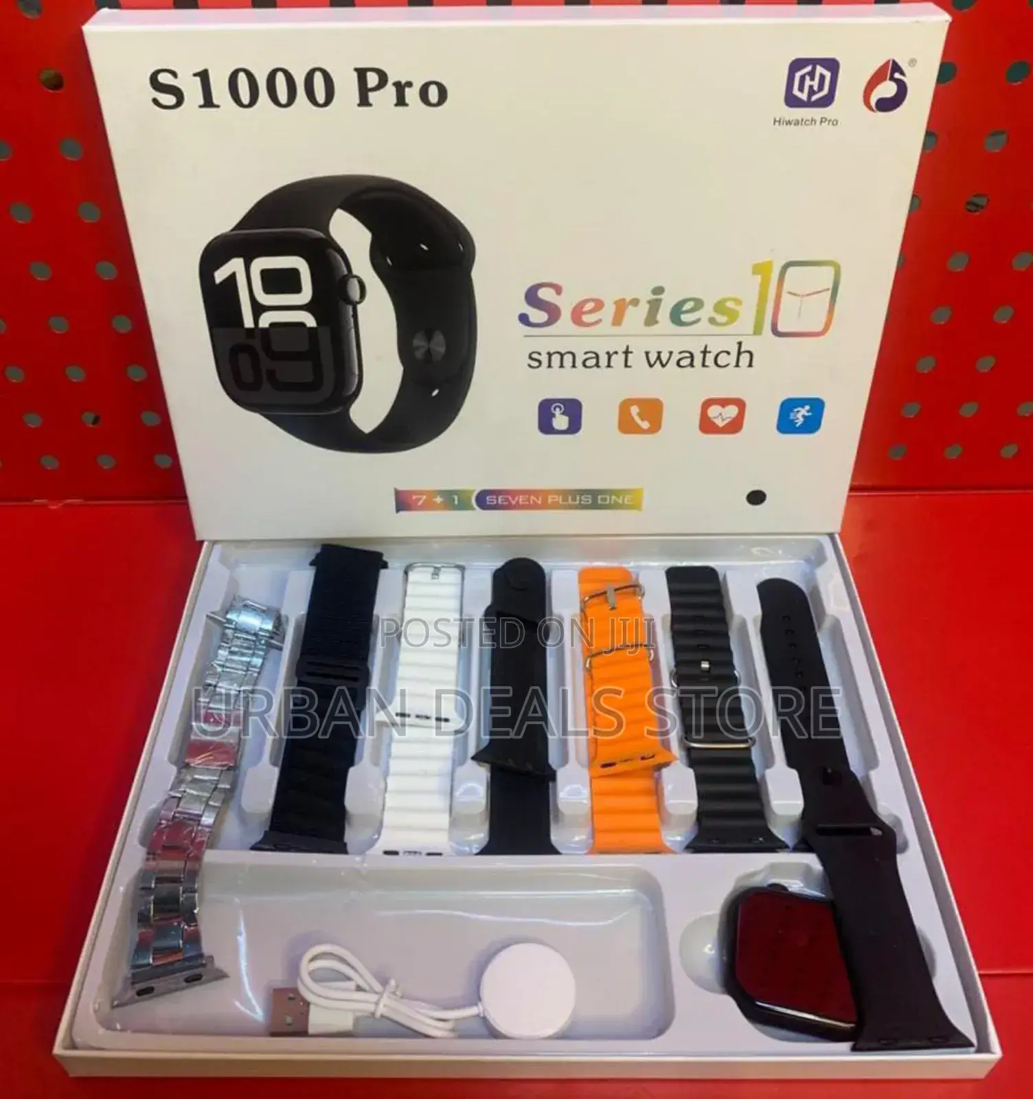 *S1000 Pro Smart Watch Has a 46mm Case With a Full Hd Touch Display