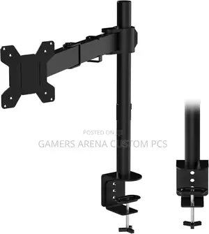 Zeno M621 Adjustable Single Monitor Arm Mount Desk Clamp 15'' to 32''