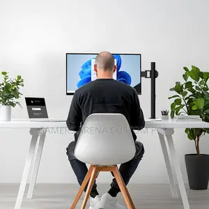 Zeno M621 Adjustable Single Monitor Arm Mount Desk Clamp 15'' to 32''