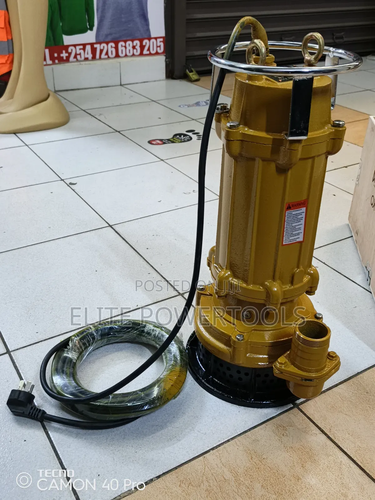 3hp 2" Primer Water Pump 38m Head