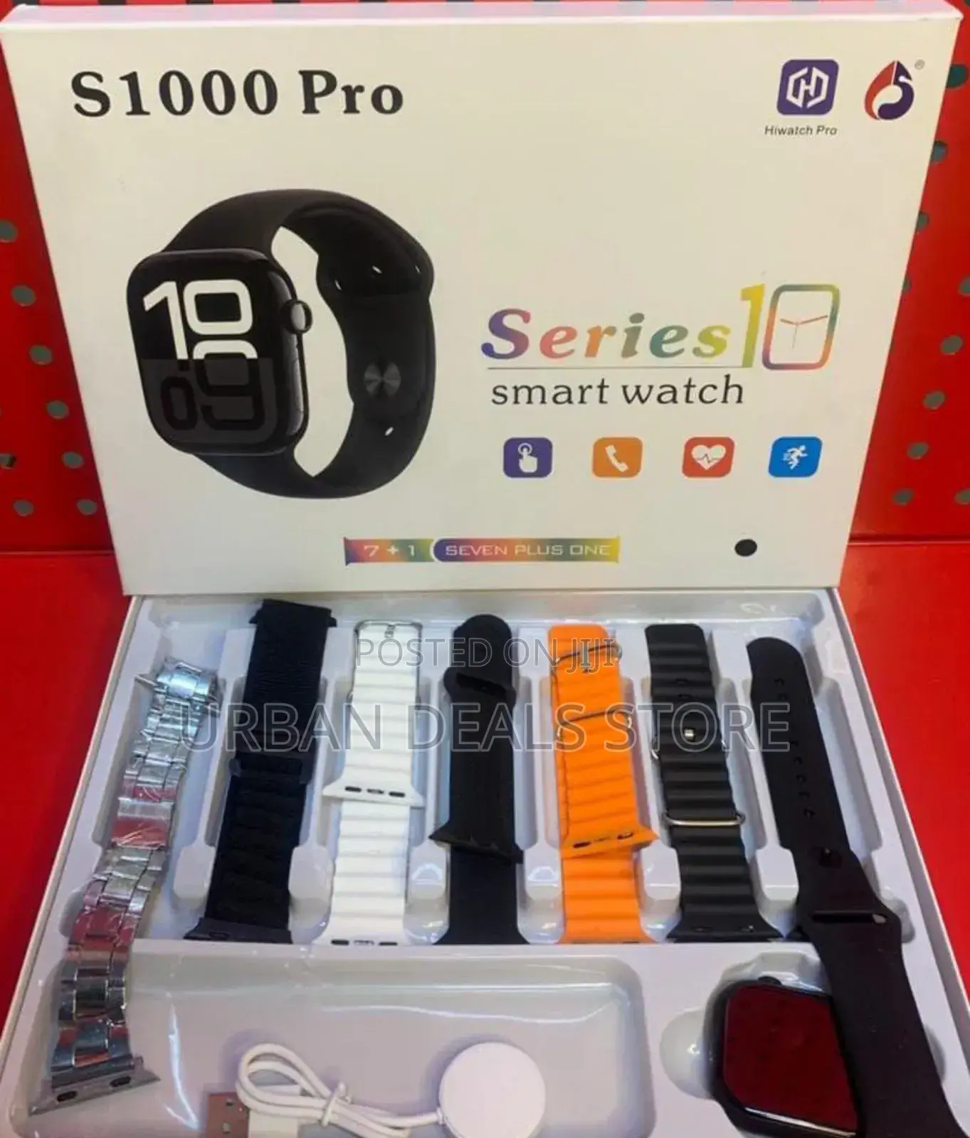 *S1000 Pro Smart Watch Has a 46mm Case With a Full Hd Touch Display
