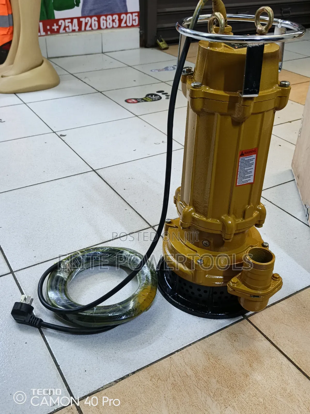 3hp 2" Primer Water Pump 38m Head