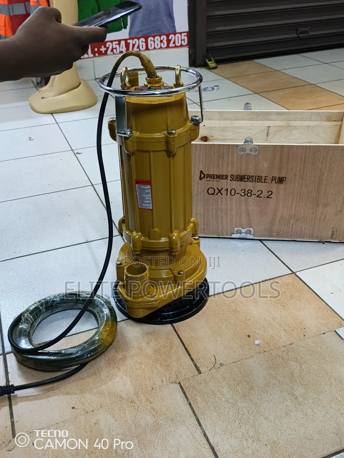 38m Head 2" 3hp Primer Water Pump