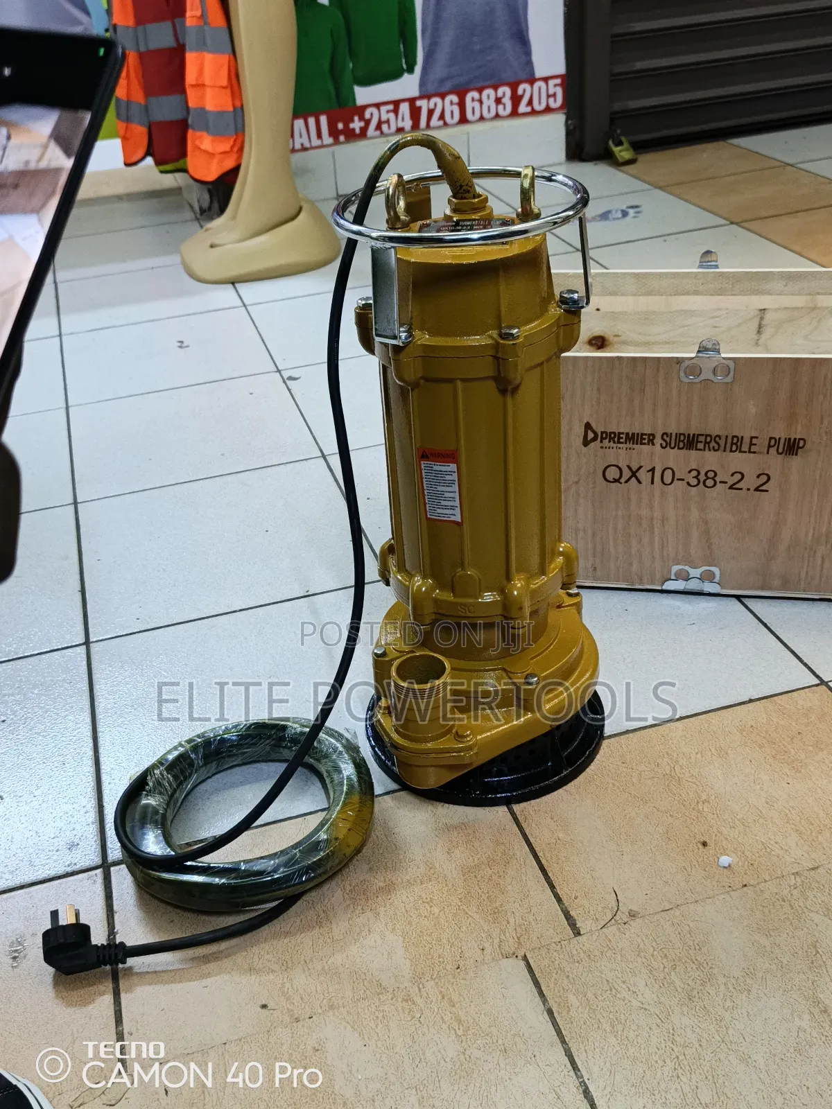38m Head 2" 3hp Primer Water Pump