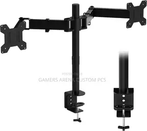 Zeno M622 Dual Monitor Arm Clamp Mount. Each Arm 13'' Up to 27 Inches