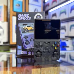 R36s Handheld Gaming Console!! R36s Retro Gaming Console - Black - main view