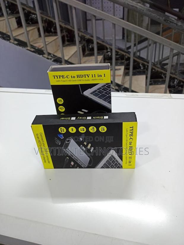 Usb Type-C to Hdmi 11 in 1 Usb Hub With Vga, Ethernet