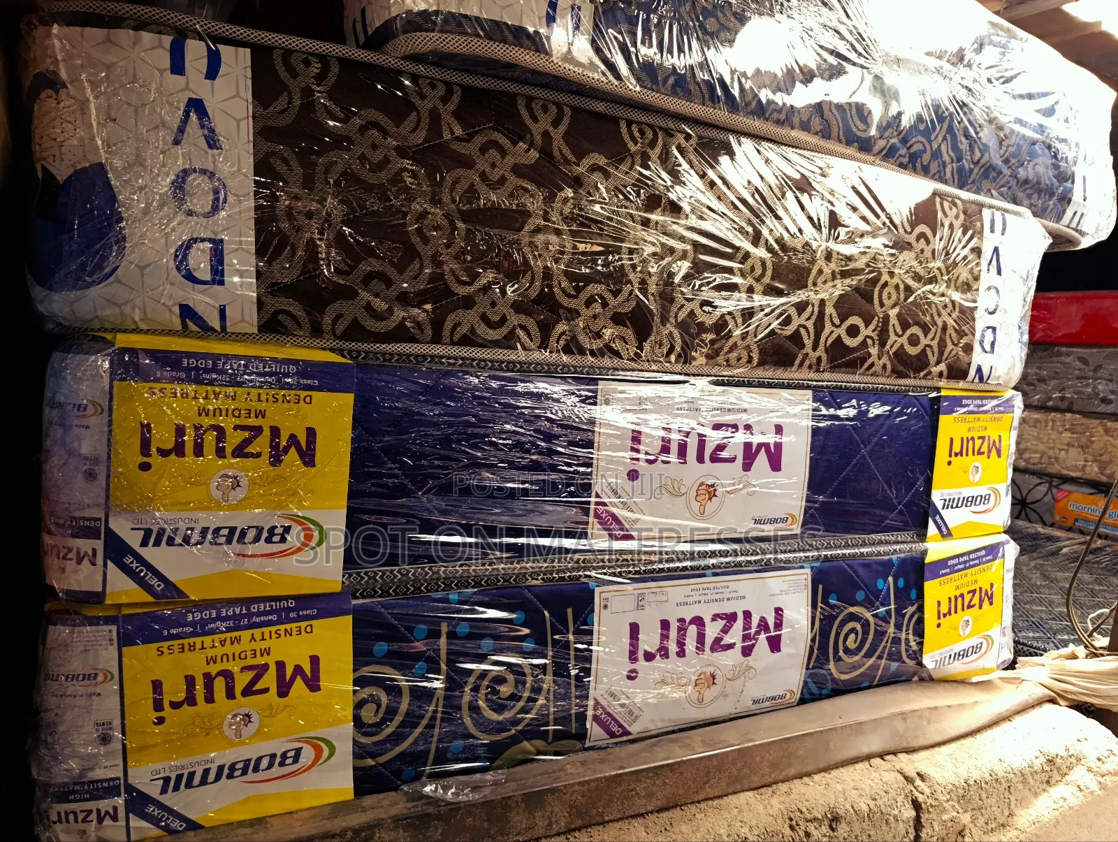 Bobmil Mattresses Medium Density Size 5x6x8. Free Delivery Available.