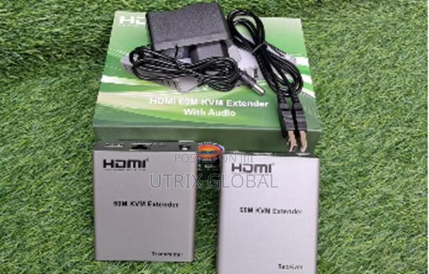 Hdmi Kvm Extender 60m With Usb Keyboard Mouse Control