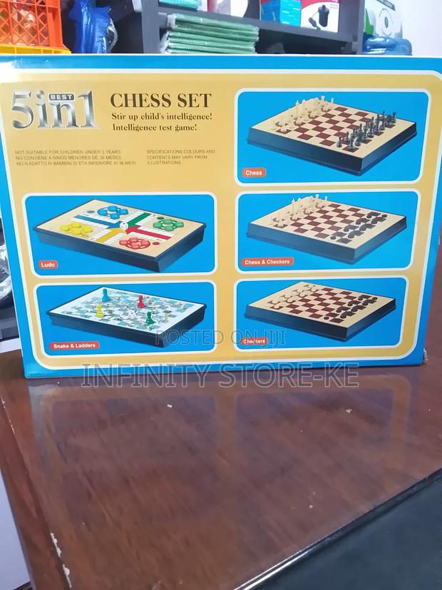 5 In1 Chess Set / High Quality Chess Set - thumbnail 3