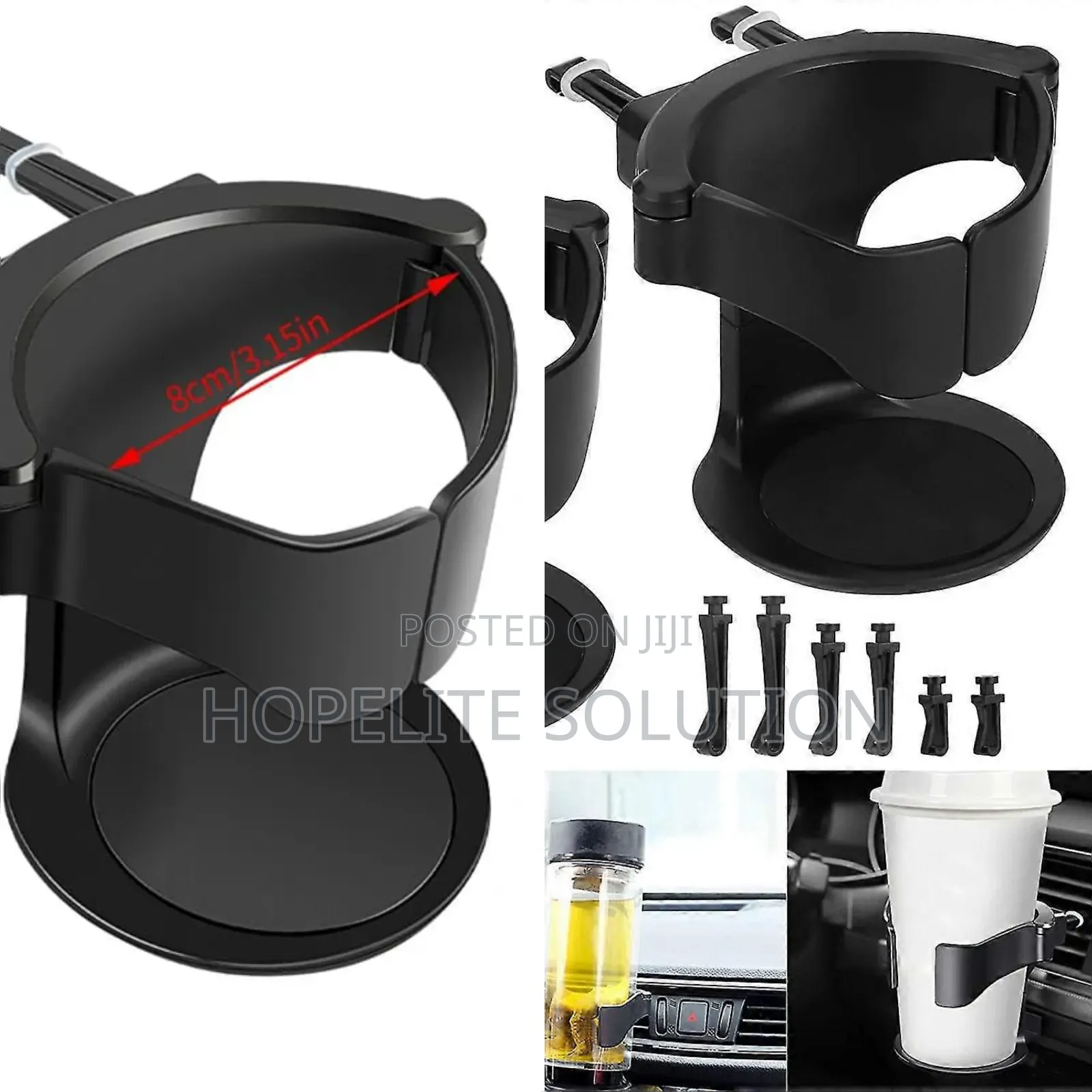 1kg Car Cup Holder Now Available in Black