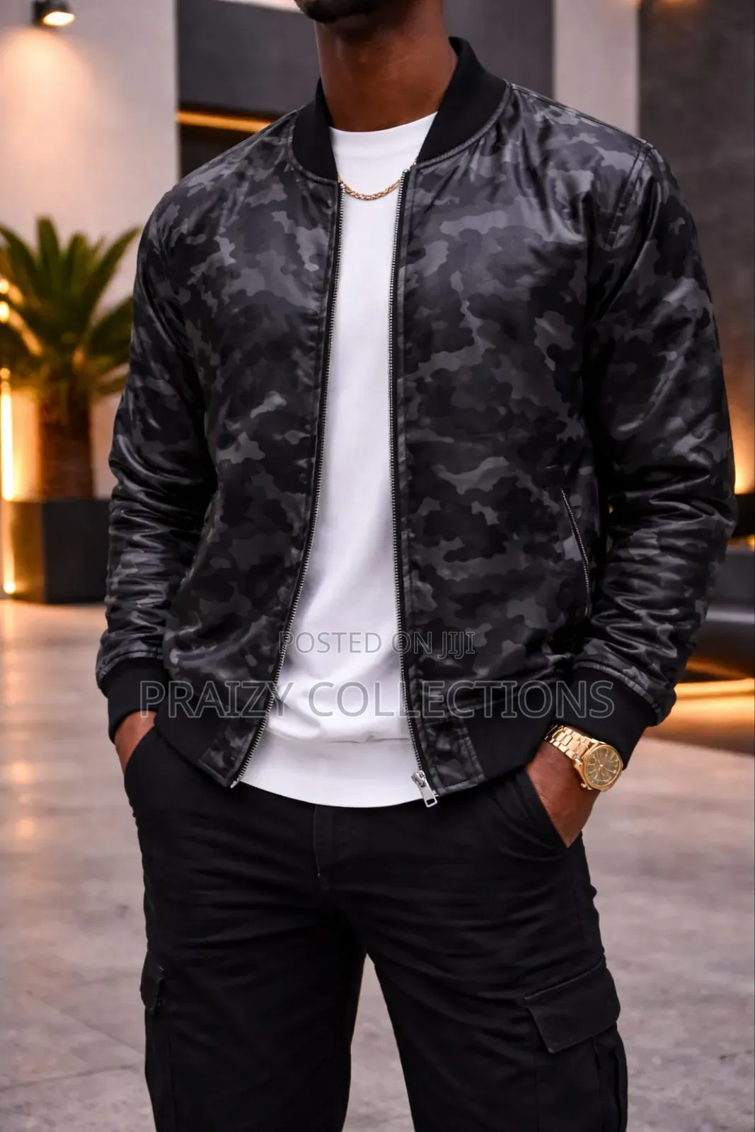 Trendy Camouflage Unisex Bomber Jackets