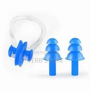 4pcs Swimming Set With Swimming Cap, Googles, Nose Clip And Ear Plugs