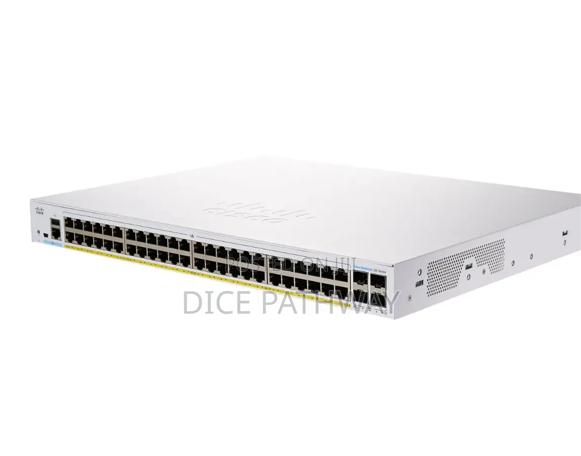 Cisco Cbs350 Switch, 48xpoe+ 370w/4xsfp/Managed