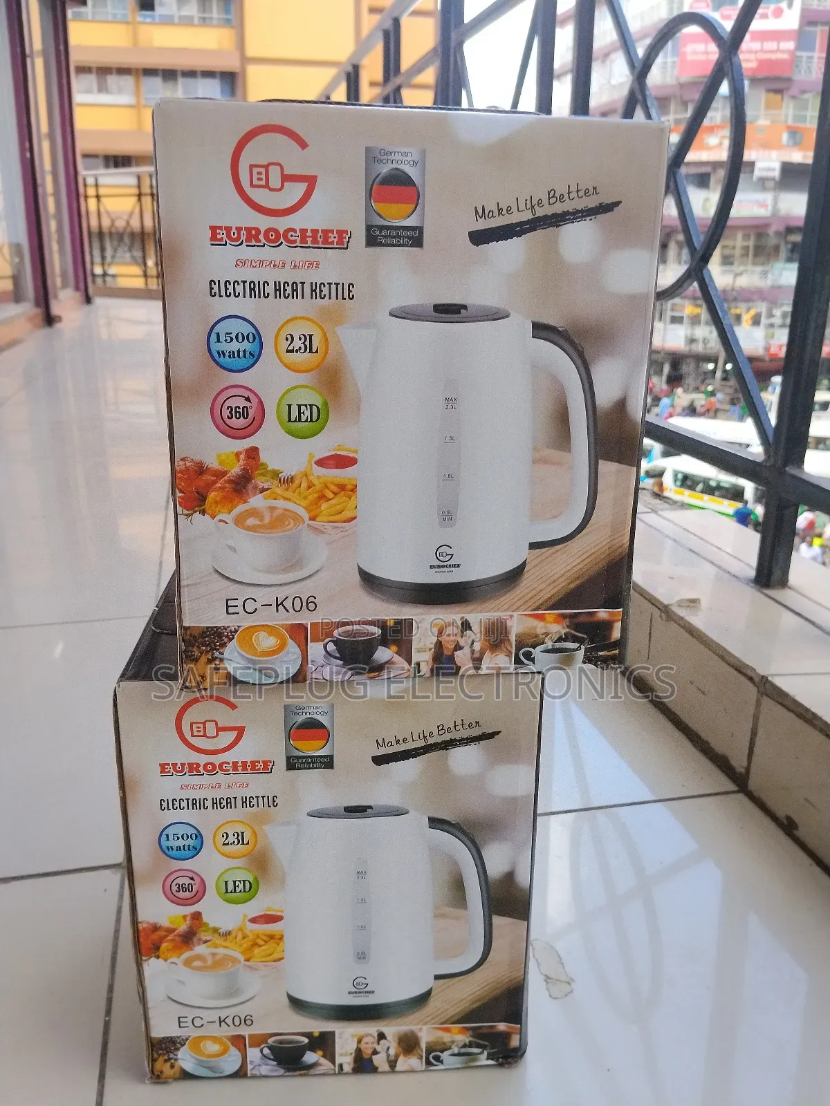 Eurochef Birika 2.3l - Bei. Electric Kettle