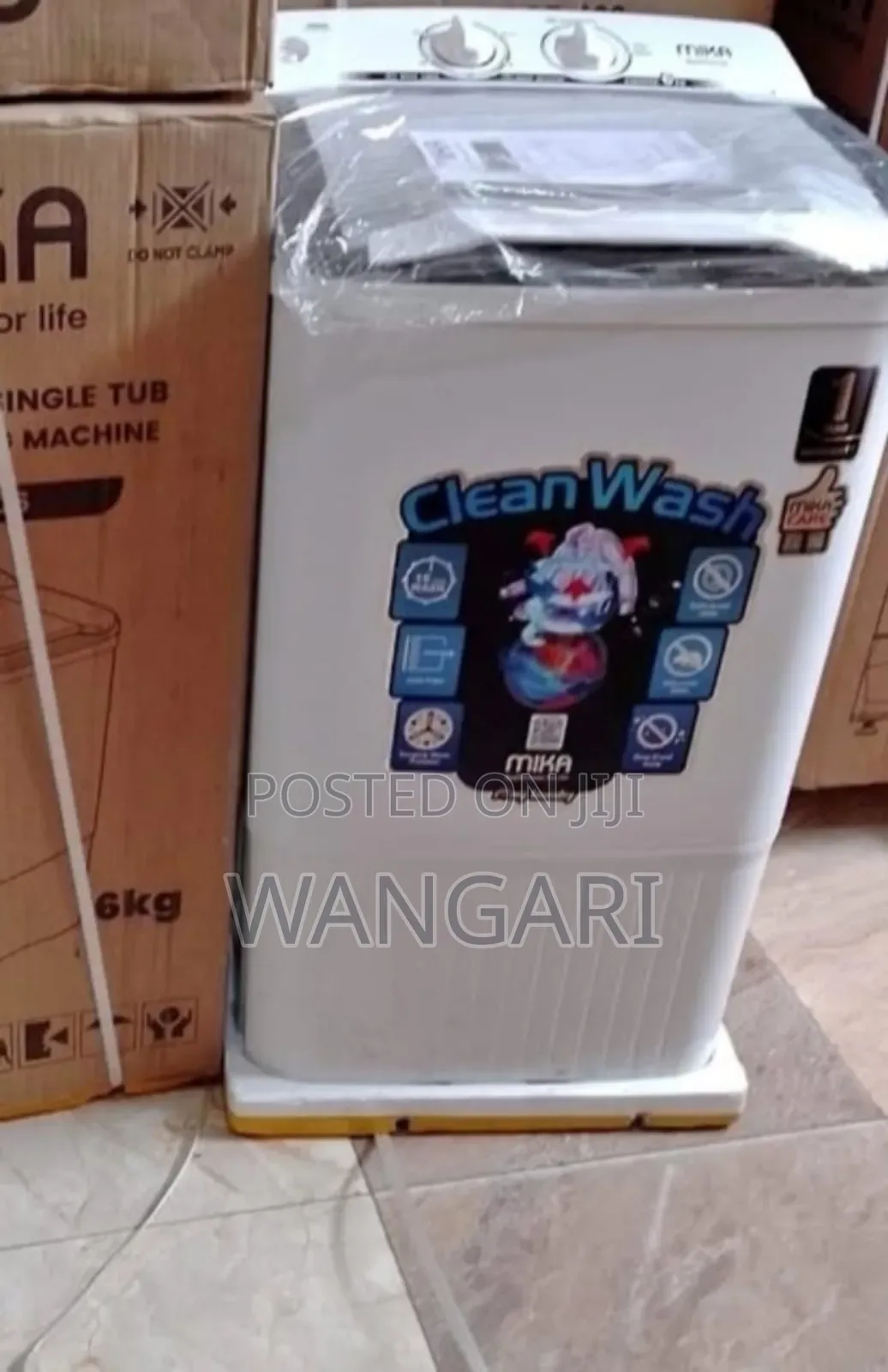 Restocked Mika 6 KGS Topload Washing Machine