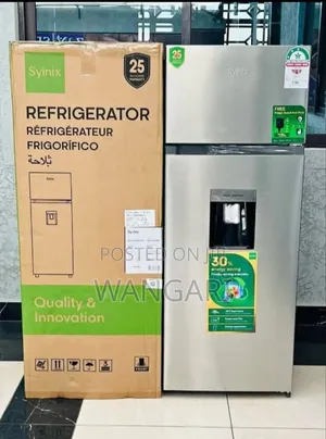 Restocked 210 L Syinix Refrigerator With Inbuilt Water Dispenser
