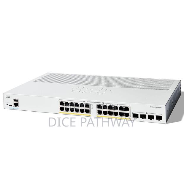 Cisco C1300 Switch, 24x Poe+ 195w/4x 10g Sfp+/Rack-Mountable
