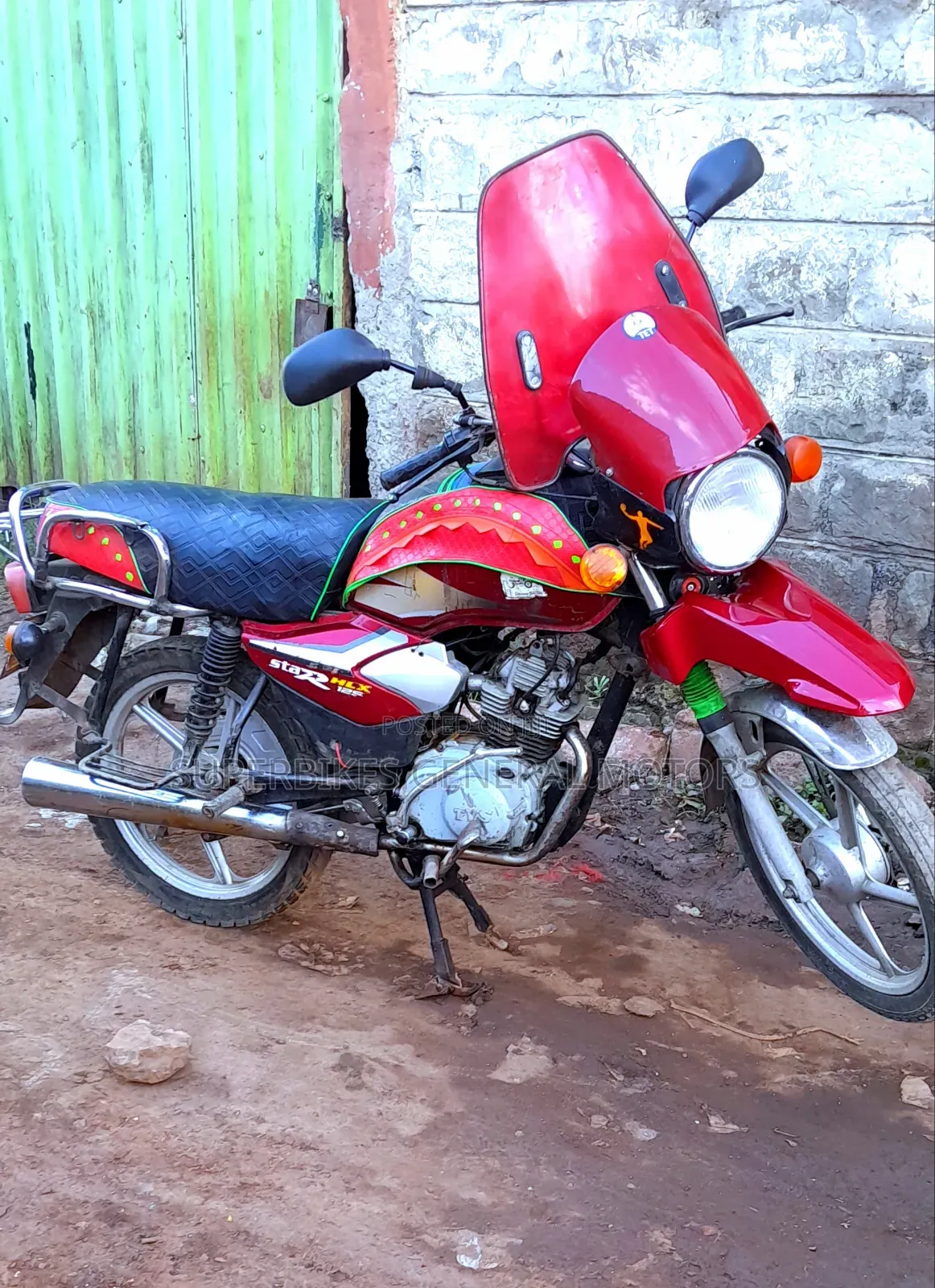 TVS HLX Plus ES 2019 Red