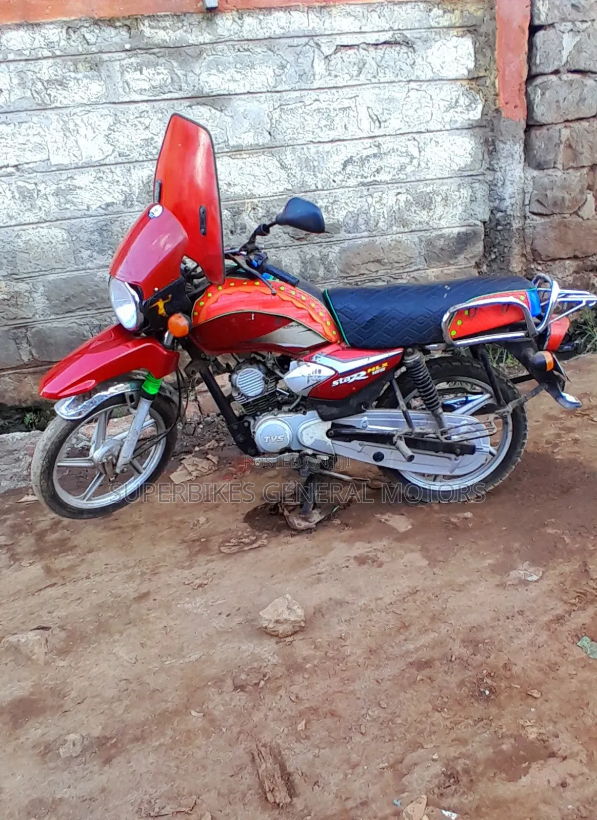TVS HLX Plus ES 2019 Red