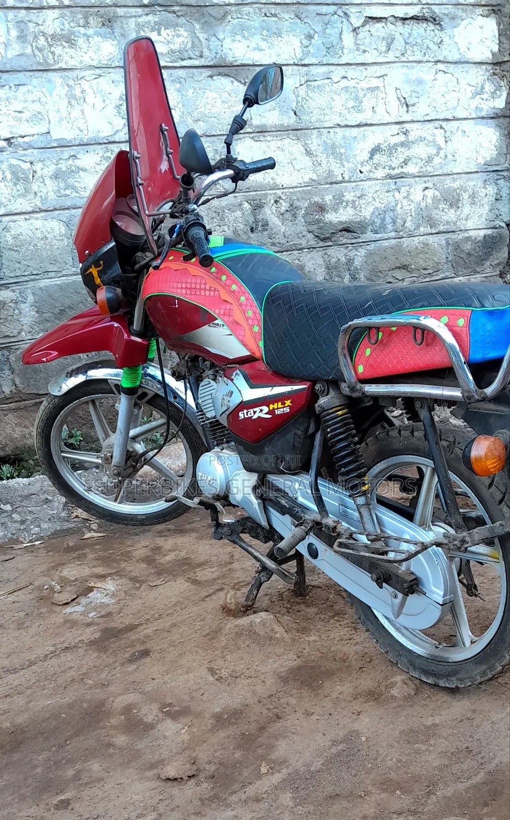 TVS HLX Plus ES 2019 Red