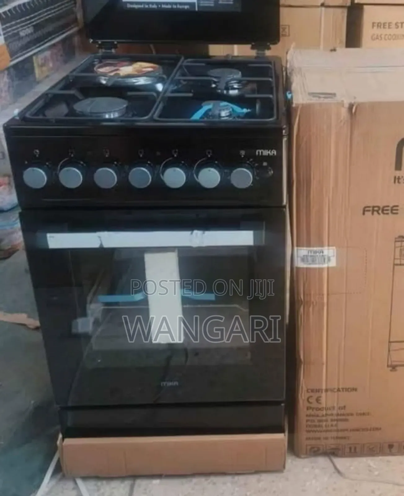Mika 3+1 Standing Cooker With Jet Valve