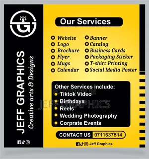 Logo, Flyer, Brochure, Catalog and Many More