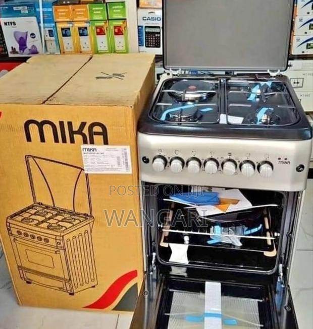 Mika 50 by 60 Standing Cooker With Rapid Hotplate - main view