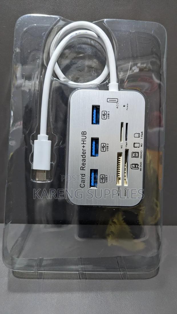 3 Port Usb Hub 3.0/3.1 Card Reader(Type C Input) - thumbnail 2