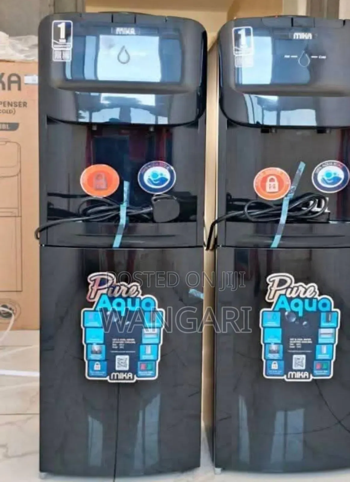 Hot and Cold Mika 2 Taps Water Dispenser Topload
